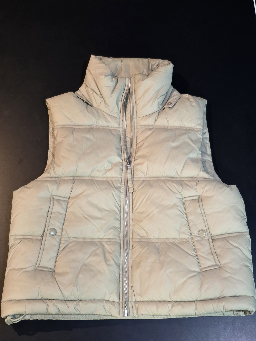 American Eagle Outfitters Light Green Quilted Jacket